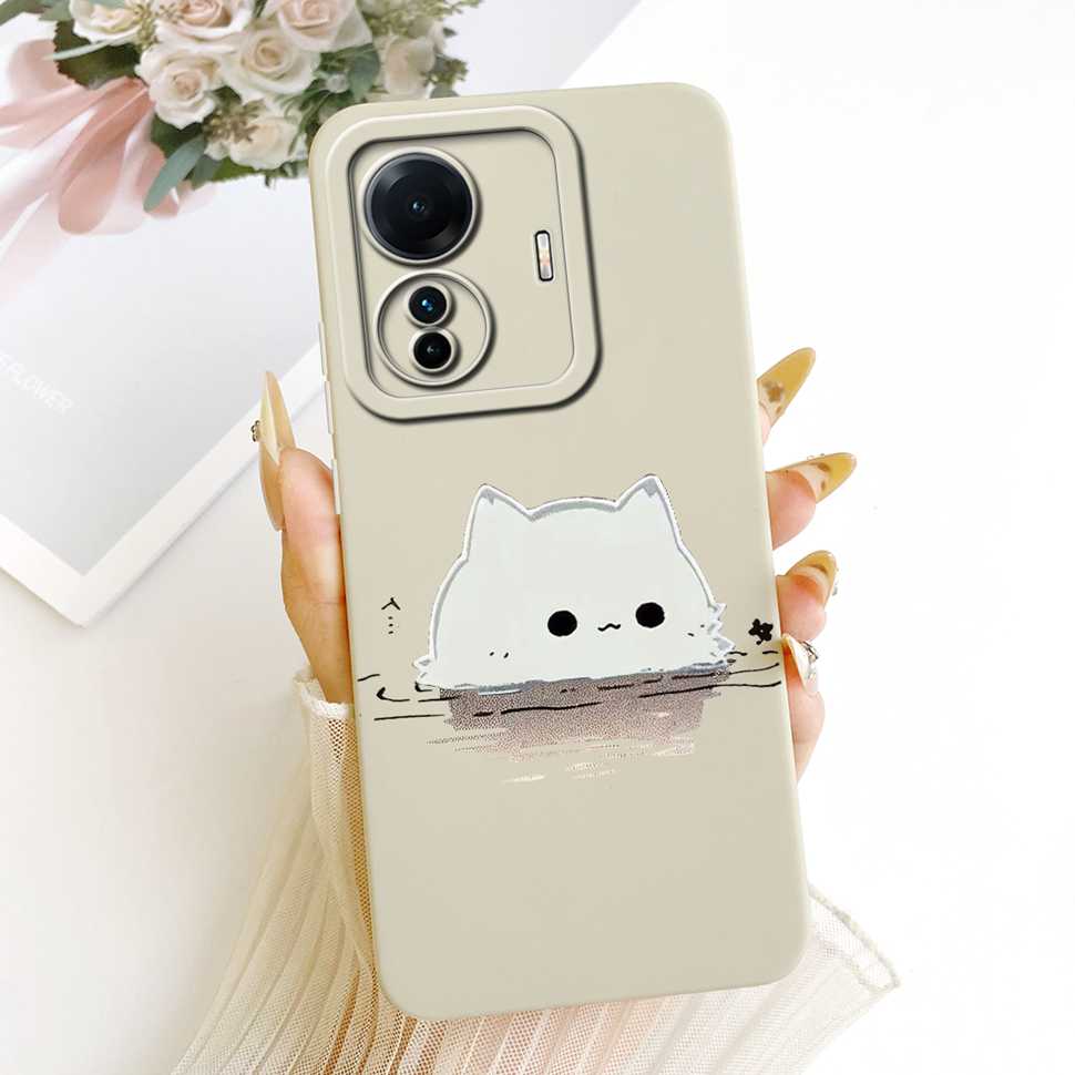 Чехол для vivo S15e 5G V2190A Мультяшный Полная защита Силиконовая задняя крышка Для Vivo S15e VIVO S15E 5G 6.44" Чехлы для телефона Ударопрочный