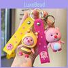 Adorable Cartoon Beaver Keychain Cute Silicone Figure For Girlfriend Gift