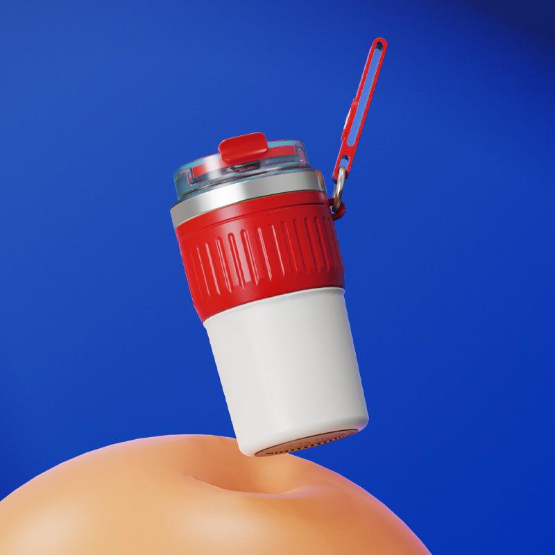 Кофейная кружка из нержавеющей стали, холодная изоляционная кружка с высокой ценностью для девочек и мальчиков, сопровождающая кружку с автомобилем.