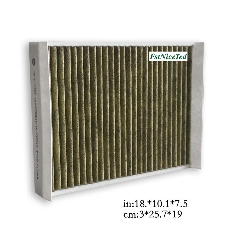 Желтый нетканый фильтр переменного тока с активированным углем для Mercedes-Benz C, M, GL класса, внешний OE 1668300218/018