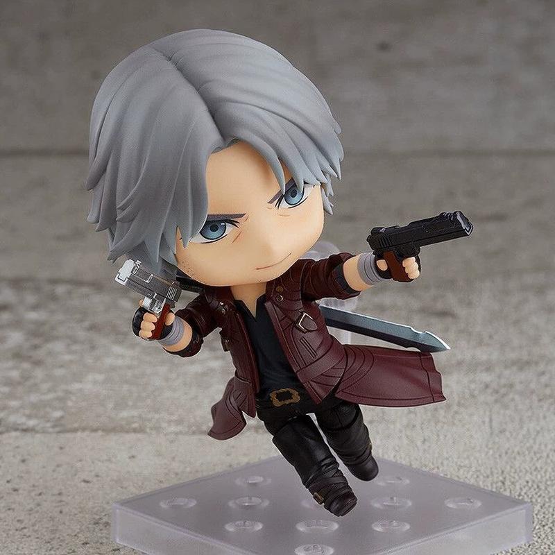 Чиби-фигурка Данте из Devil May Cry (Версия Q) 1233, Подвижная экшн-фигурка, Сменное лицо, Модель из глины, Настольное украшение, Коллекционная игрушка