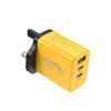Быстрая зарядка европейского и американского стандарта Dual PD, один порт USB, 5 В, 2 А, зарядная головка для мобильного телефона, подходит для мобильных телефонов Android и Apple A+C