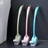 Convenient Cleaning Brush Comfortable Grip Curved Toilet