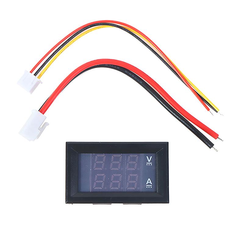 0.28" Светодиодный DC0-100V 10A Цифровой вольтметр амперметр 2-в-1 Мультиметр Тестер Детектор Двойной светодиодный дисплей Автомобильный