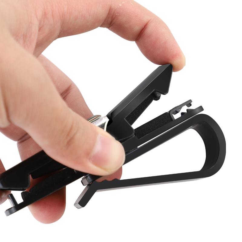 ZQE1 Car Sun Visor Clip 360 Rotation Sunglasses Ticket Card Clamp For Mercedes Benz AMG W205 C300 W203 W206 W108 W124 W126 W140 W168