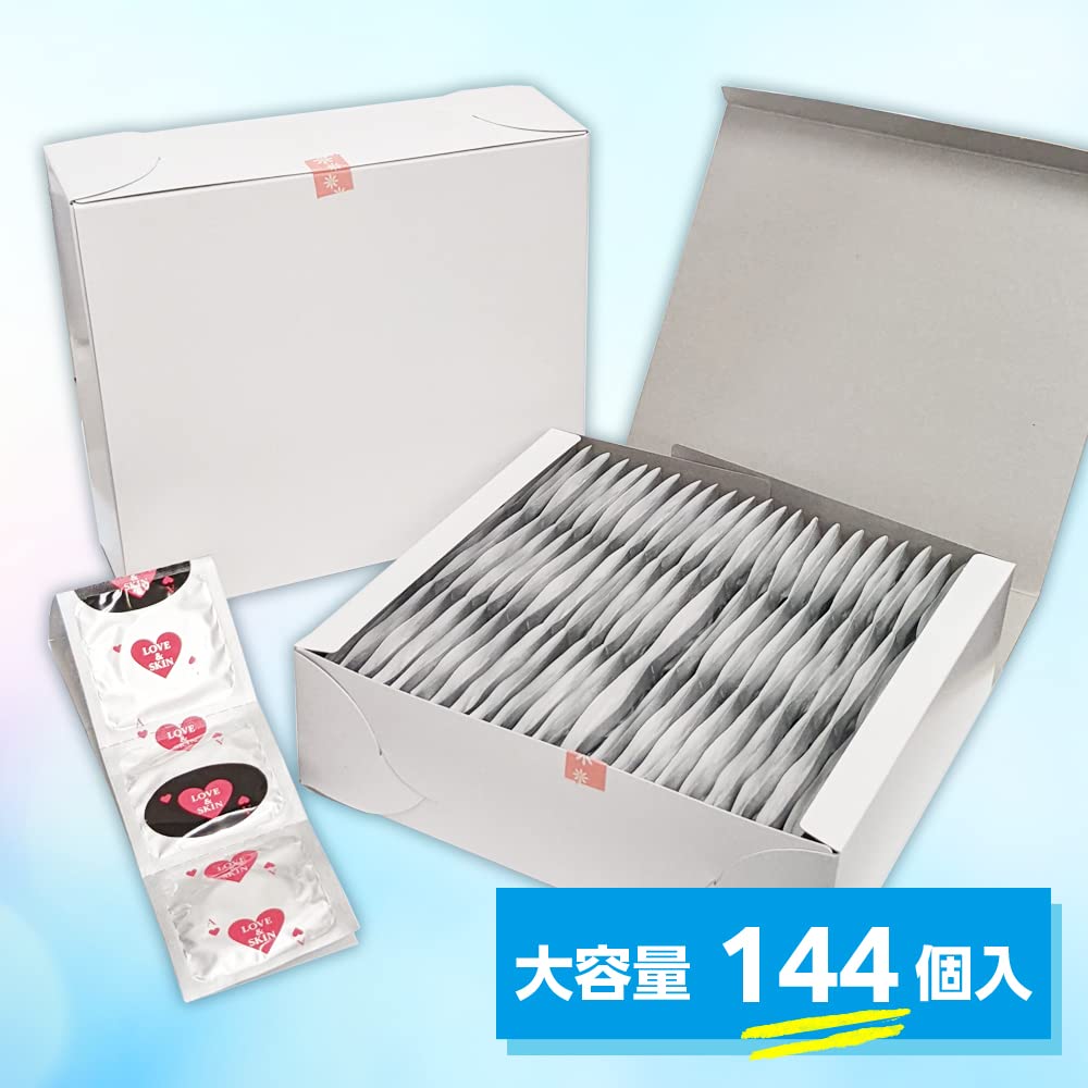 Love Skin Medium 144 Коммерческое Сделано в 144 Большой Контрацептивы и Презервативы, количество, Использование, Япония, количество, Глянцевый, Вместимость,