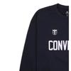 Converse Толстовка Retro Chuck Soccer Crew черная 10028409 A01