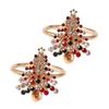 Christmas Napkin Rings Exquisite Decorative Zinc Alloy Napkin Buckles Christmas Banquet Hotel Table Decor Daily Use