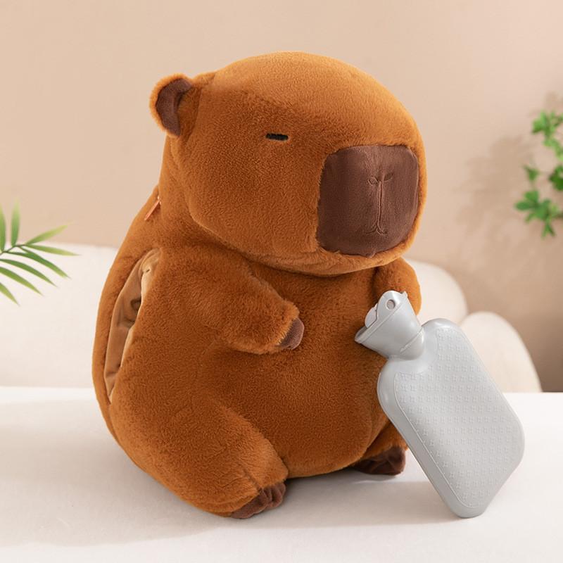 Capybara Warmer Hand Plush Toy Stuffed Animal Doll Cute Decoration Gift Kids