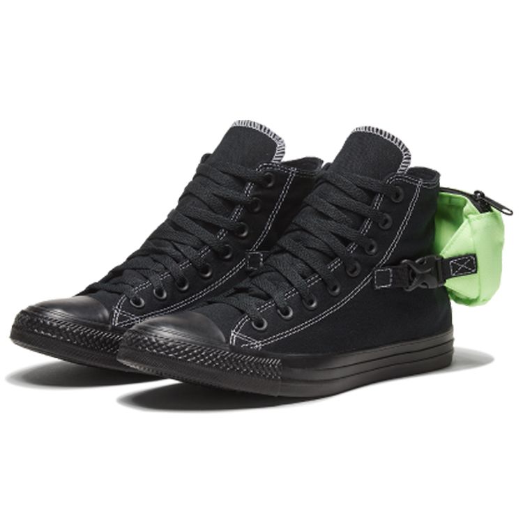 Converse Черные кроссовки унисекс с пряжками Chuck Taylor All Star 168262C