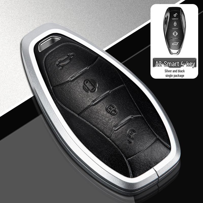 Key Case for Hongqi Models: H5, HS5, EQM5, H7, HS7, H9, H6, HS3 - 2023/24 Premium Car Bag Buckle Shell.