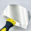 Stainless Steel Ash Shovel Arc Plaster Trowel Spatula Paint Feed Filling Scraper  Home