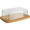 Beurrier - Cook Concept - KA2140 - Bambou Et Plastique - Beige Et Transparent - H6 X 12,5 X 20,5 Cm
