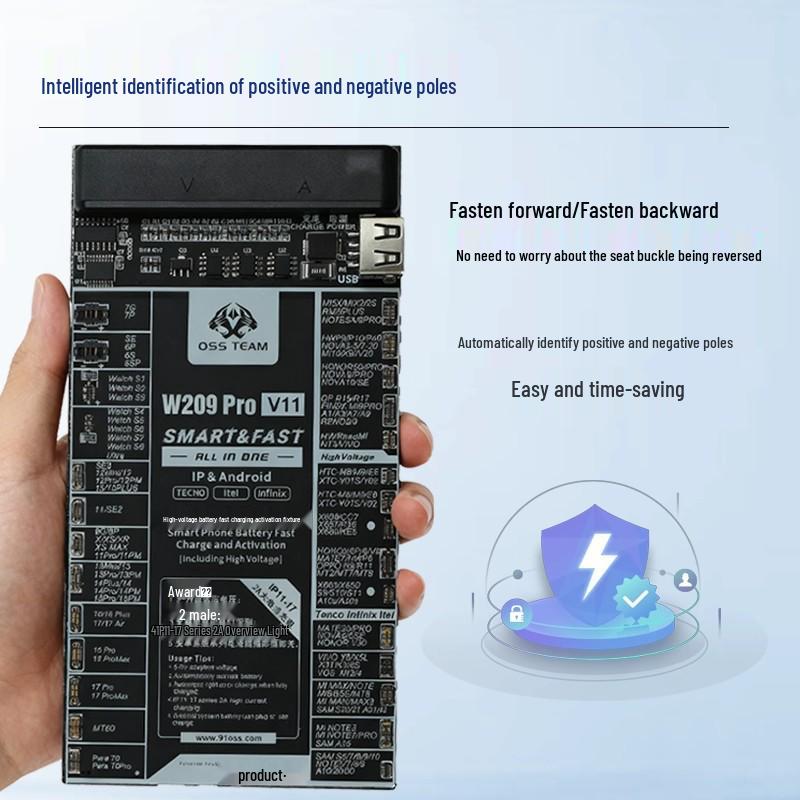 OSS W209Pro V11 Battery Activation Board for Apple 6-17 Series & Android Phones