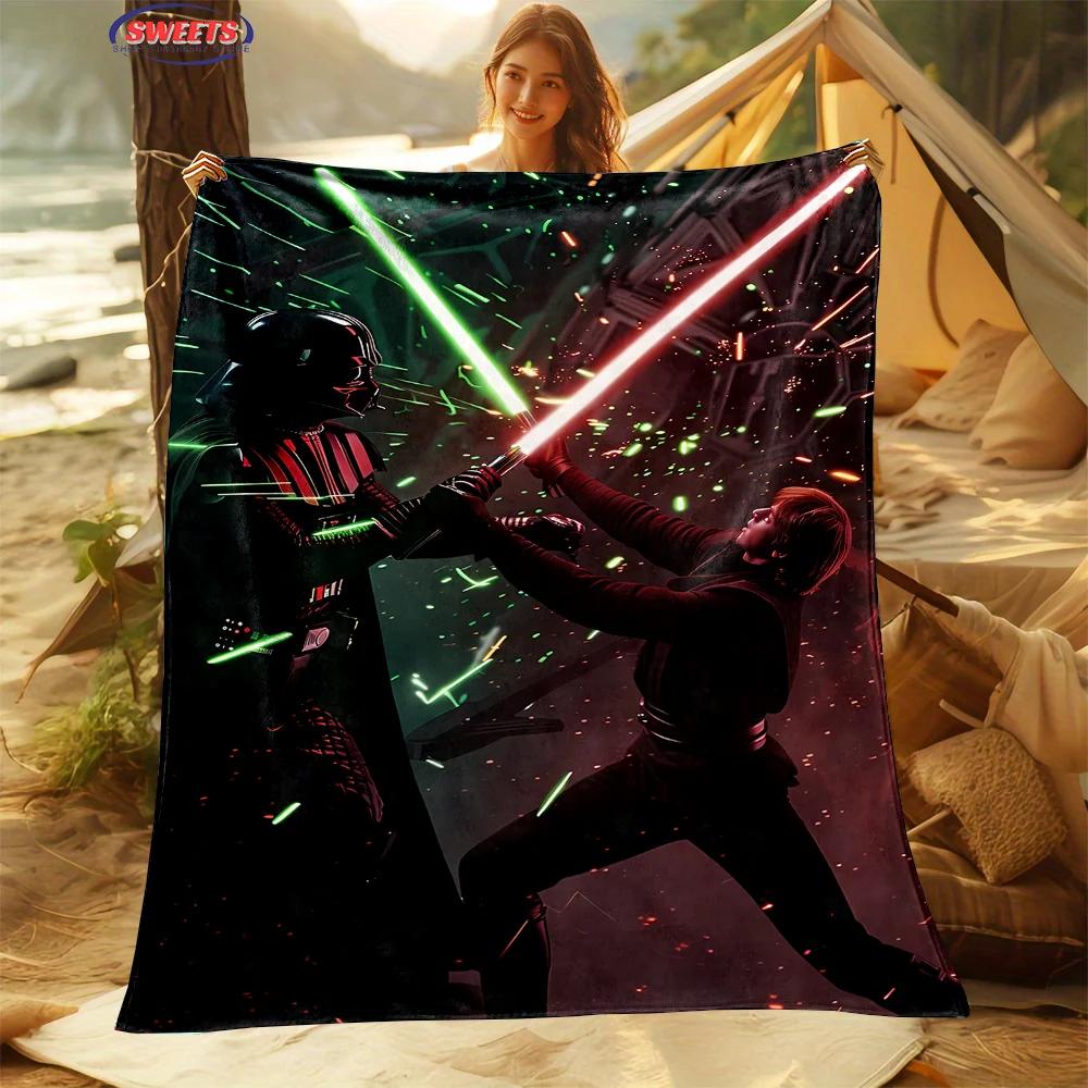 3D Printing Darth Vader Blanket,Warm and Cozy Flannel Blanket,Sofa Bedroom Office Leisure Nap Cover Blanket,Children's Nice Gift
