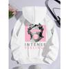 Sculpture Intense Feelings Printing Women Hoodies Casual Sports Tide Hoody Warm Comfortable Hooded Fashion Street Clothes