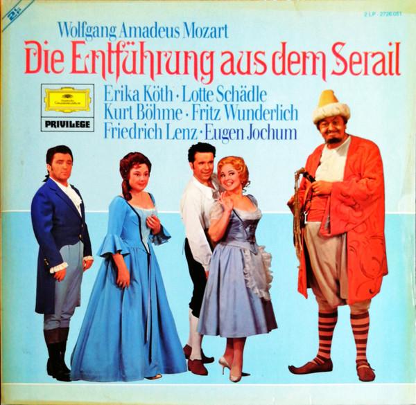 Виниловая пластинка ERIKA KOTH LOTTE SCHADLE KURT BOH Моцарт Похищение из сераля 2726051 DEUTSCHE GRAMMO 1976 Германия Классика Б/у