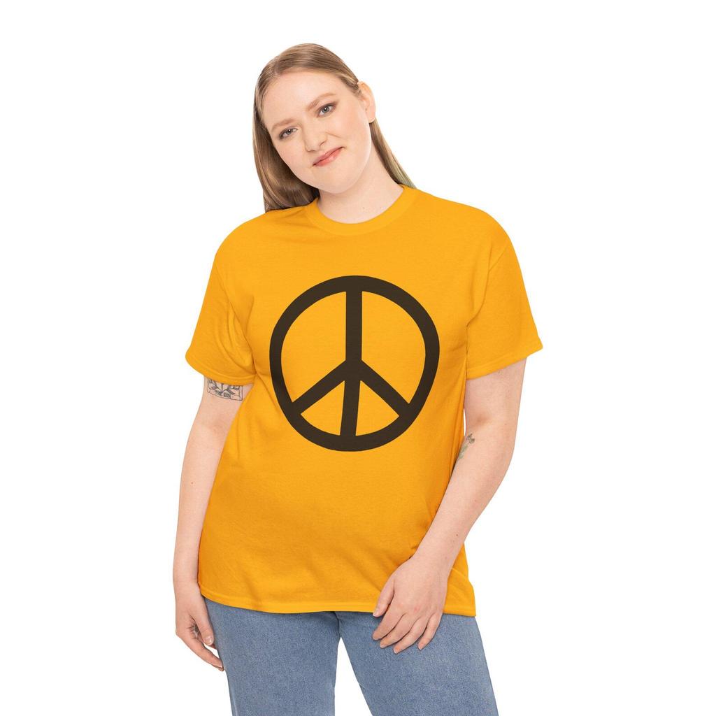 Peace Symbol T-Shirt and kids tshirt | Minimal Peace Sign Tee, Retro Hippie Graphic