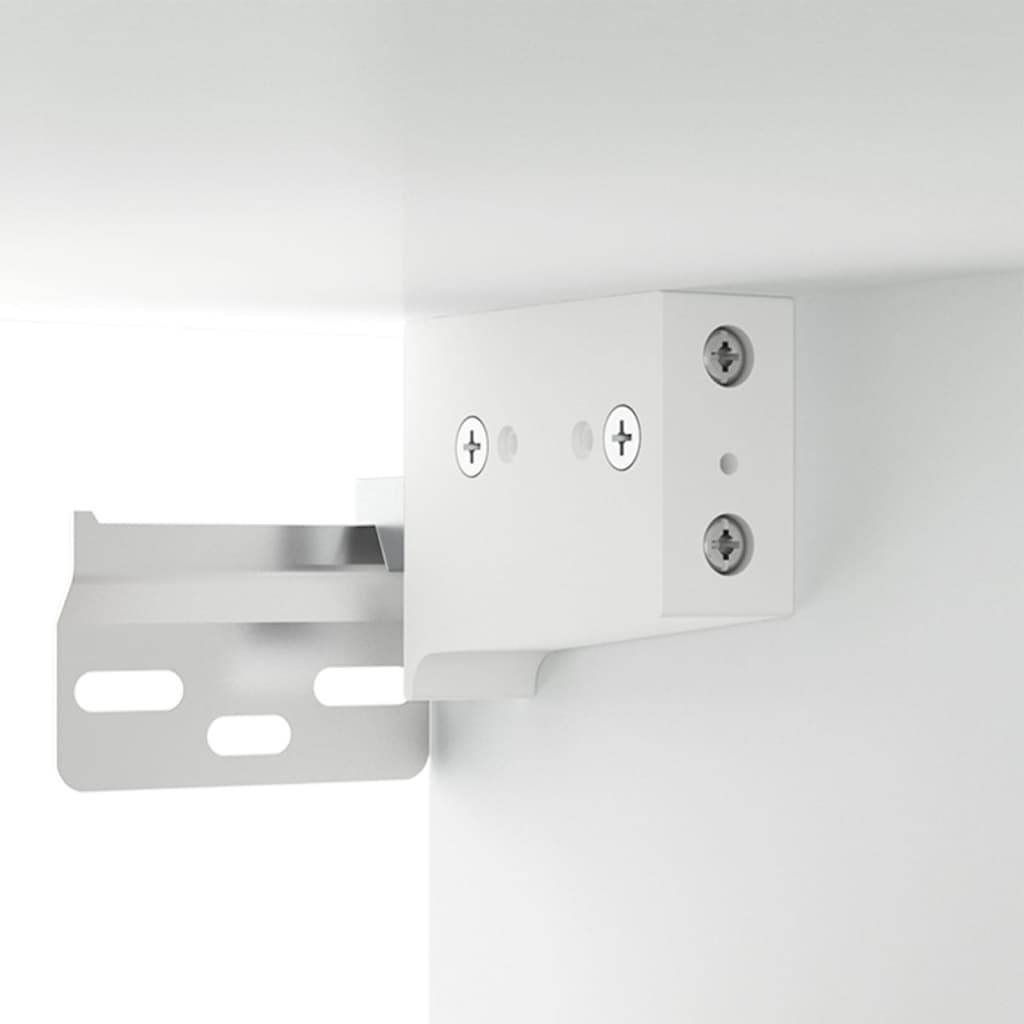 Wall Mounted Nightstand White 35 x 35 x 20 cm
