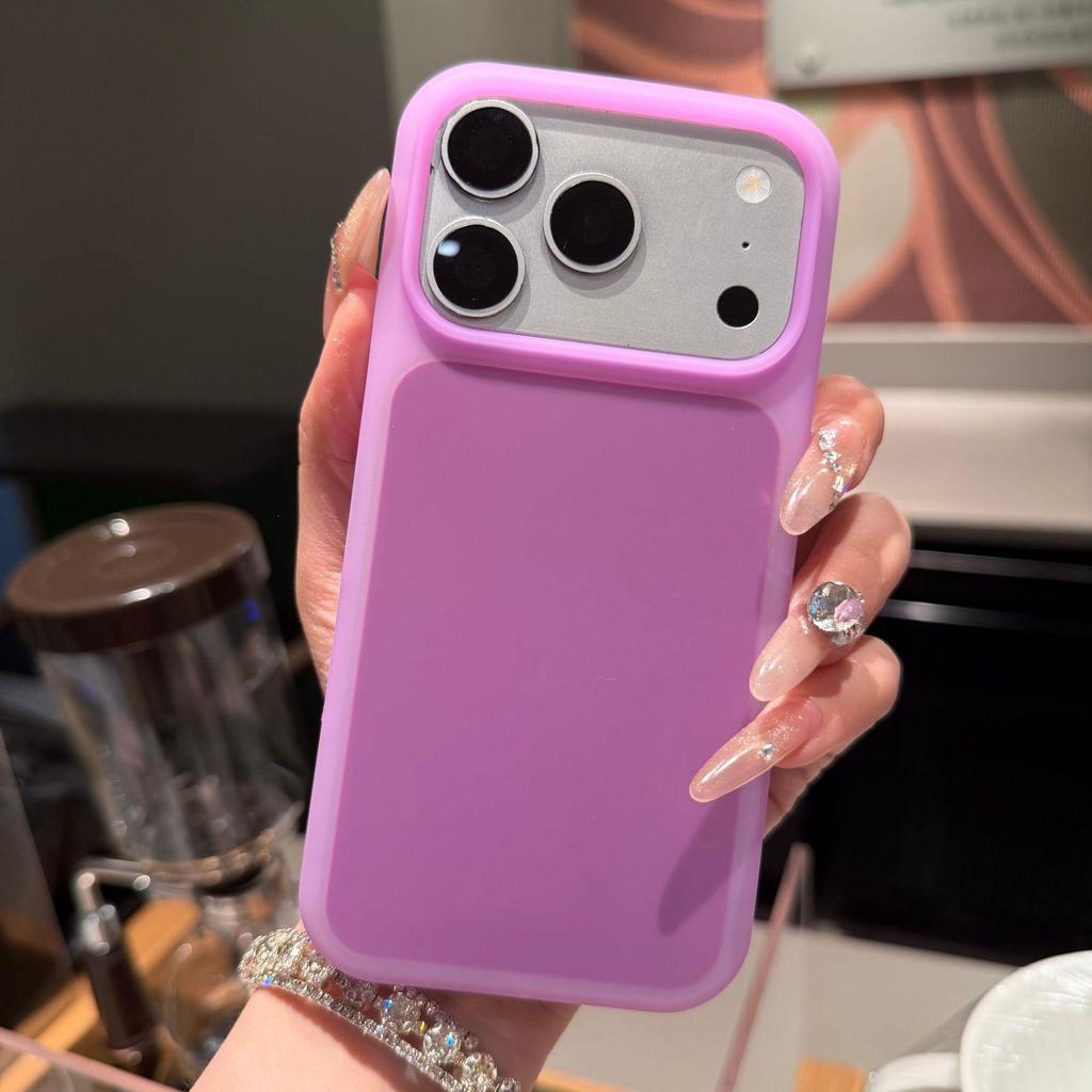 Силиконовый чехол Apple 17 Pro Max: Большое отверстие, Матовые кнопки AI, Подходит для iPhone 16
