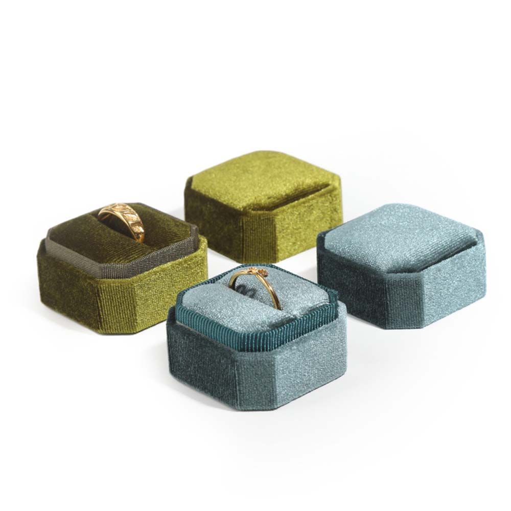 Упаковочная коробка для подарочных церемоний, держатель для колец, органайзер для ювелирных изделий, бархатная шкатулка для колец, коробка для хранения сережек