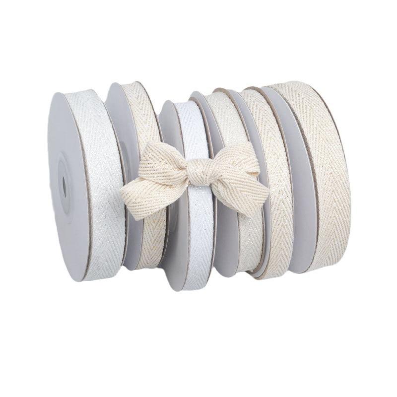 Сделай сам, ручная работа, декоративная, романтическая и уютная, 1 см, хлопковая лента с рисунком «елочка», окантовочная лента, детская лента для воротника, гофрированная лента, аксессуары для одежды