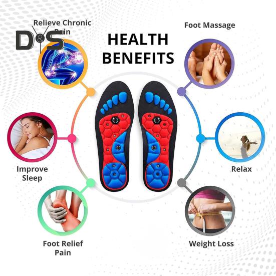 1 пара магнитотерапевтических стелек, акупрессурные массажные стельки для мужчин и женщин, вставки для ног, улучшающие циркуляцию крови, снимающие давление