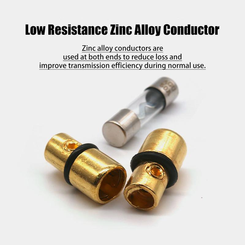 60AMP Transparent Fuse Holder Block DC 12V~24V Car Audio Refit Fuse Holder Gauge Car Audio Amplifier Circuit Breaker Inline Fuse