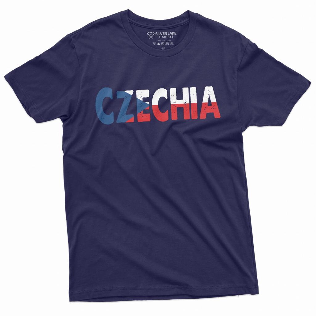 Tschechien T-Shirt Tschechien Patriotische Flagge Tshirt Česká Republika Tee Shirt