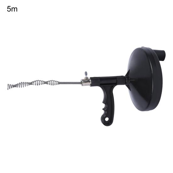 Средство для прочистки канализации для кухни, ванной, ванной комнаты, простое в эксплуатации, гибкий стальной проволочный инструмент для прочистки сливных труб, прочный пружинный стальной проволочный очиститель сливов