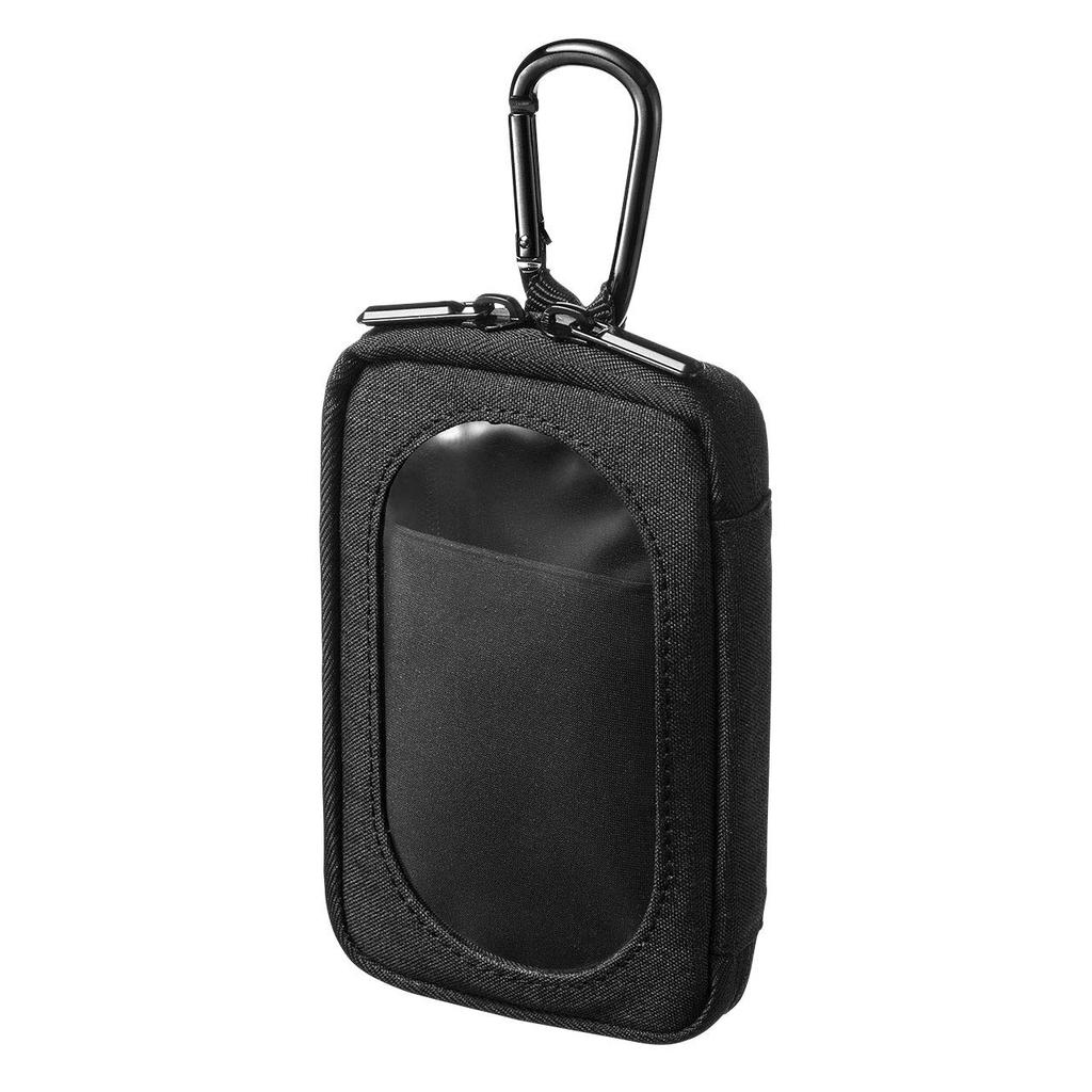 SANWA SUPPLY POCKETALK W Series Compatible Pouch, Black, PDA-POKE1BK