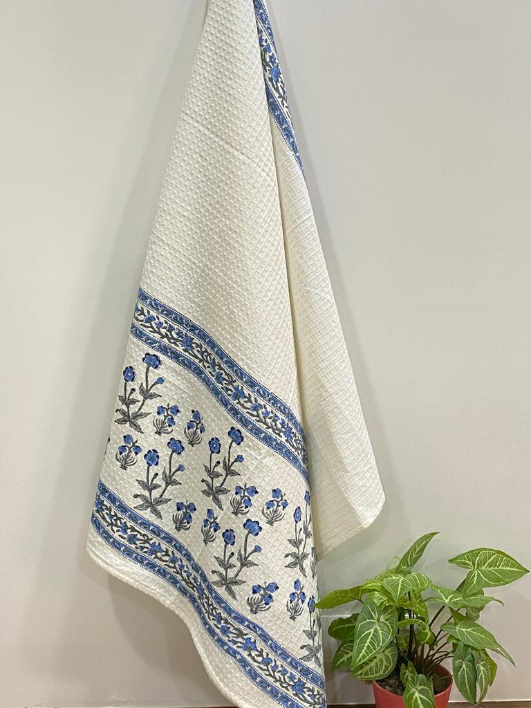 Blockprint Soft Cotton Towel (60-30 Inches)