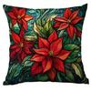 New Vintage Floral Pillowcase Creative Colored Glass Printed Home Sofa Car Cushion Pillowcase