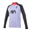 Liverpool Long Sleeve Jersey With Spliced Logo Letter Print And Mock Neck T-Shirt Men Tops Grey DN2814-545