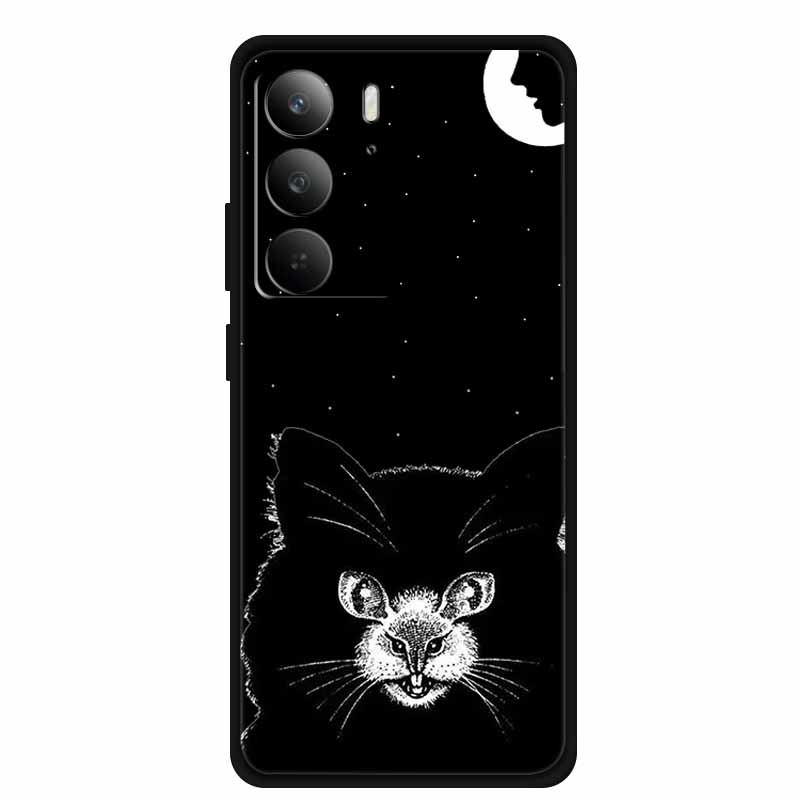 For OPPO Realme C75 3D Flower Case C75X C 75 RMX3941 Cartoon Funda Relief Emboss Coque Phone Cover Silicone Soft TPU Capa Bumper