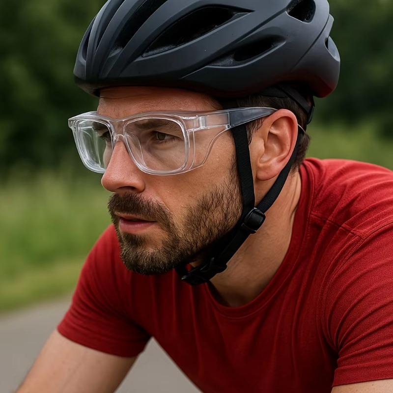 Non-polarized Fashion High Definition Transparent Anti Blue Light Goggles Men Women Anti Fog Anti Dust Sand-proof Protection Eyeglasses