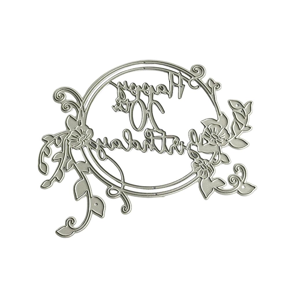 Счастливого 20-летия Металлические вырубки Углеродистая сталь Вырубные ножи Тисненые трафареты для открыток Фото Скрапбукинг Украшения