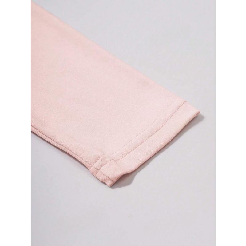 Women's Y2K Slim and Skinny Solid Colour U Neck Long Sleeve Top