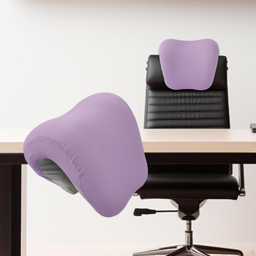 Ergonomic And Comfortable Neck Pillow for Office Chair, Memory Foam Headrest Cushion Libraries,
