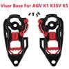 Запчасти Аксессуары для Мотошлема База Замка Визора Шлема для AGV K1 K3SV K5 Casco Moto Механизм Capacete Замок Щитка Датчики Скорости 6