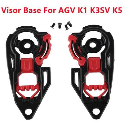 Запчасти Аксессуары для Мотошлема База Замка Визора Шлема для AGV K1 K3SV K5 Casco Moto Механизм Capacete Замок Щитка Датчики Скорости 6