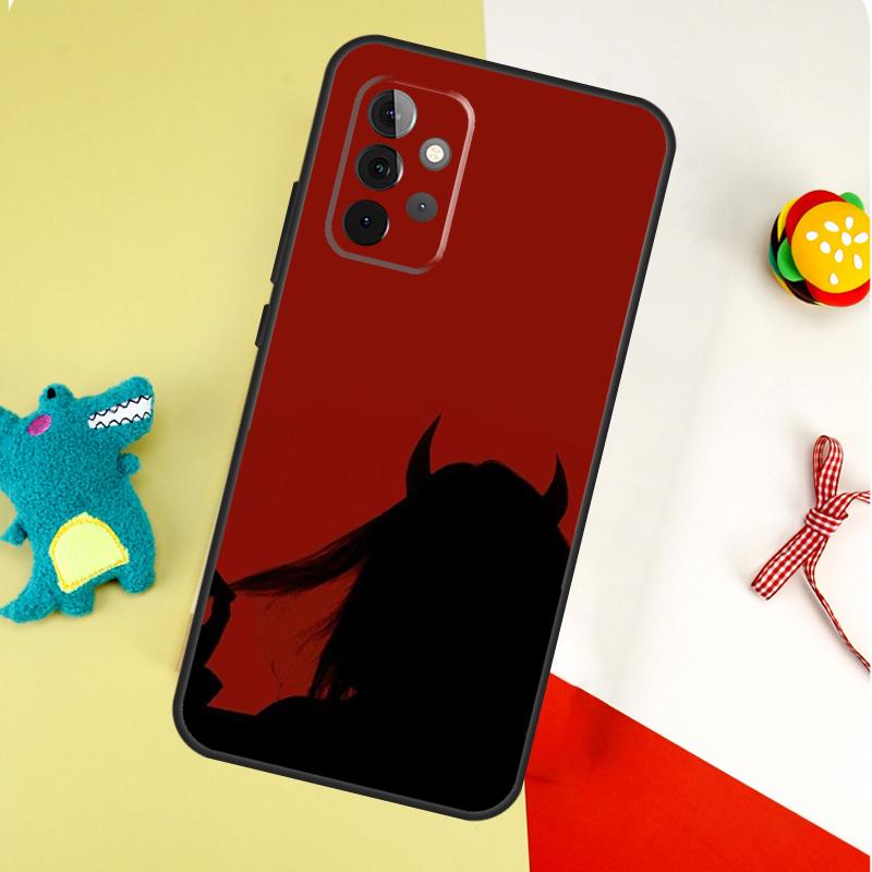 Чехол для телефона Devil Girl Woman для Samsung Galaxy A22 A32 A52 A54 A34 A14 A55 A35 A15 A53 A33 A13 A05 A06 A16