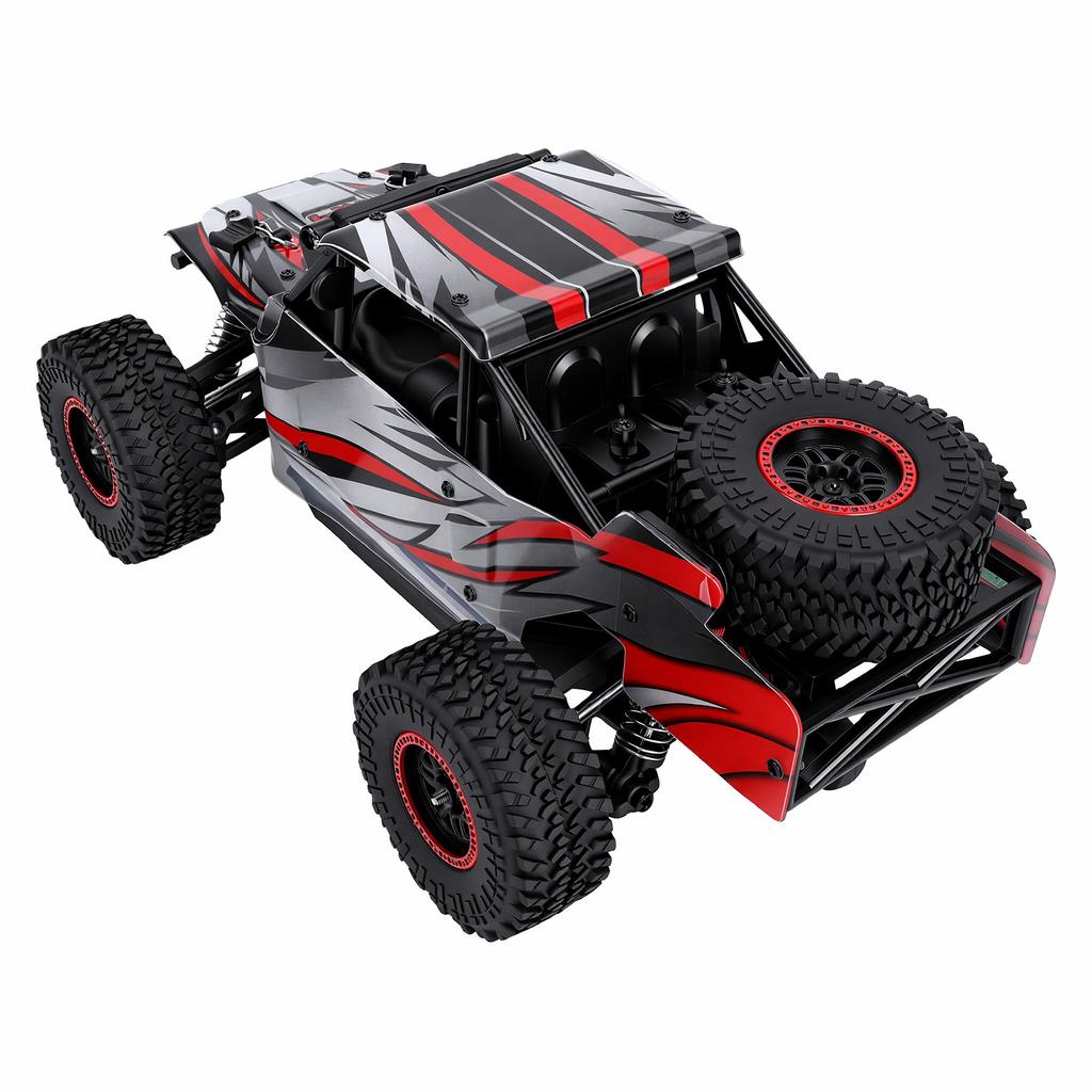 1 18 Scale RC Car, 2.4GHz 4WD 70 Km h High Speed Off Road Remote Control Vehicle with LED Lights