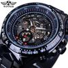 WINNER  Fashion Electroplated Tungsten Steel Hollow Automatic Mechanical Watch