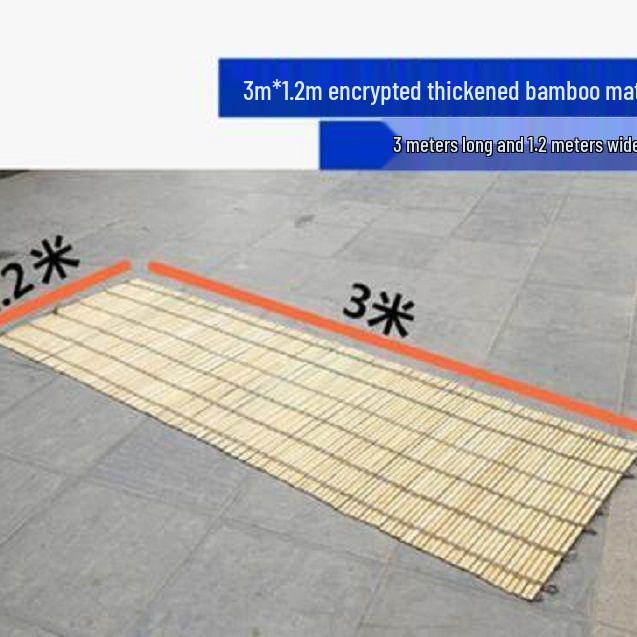 Foldable Night Market Shelf with Thick Bamboo Mat