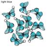 Bracelet Earrings Accessories Handmade Jewelry Animal Pendants Butterfly Charms Blue Enamel