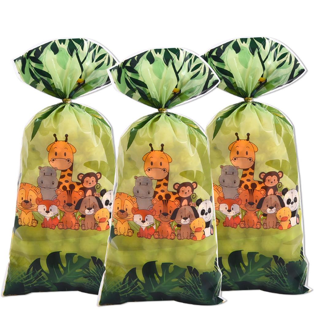 Forest Zoo Pattern Opp Flat Pocket Small Fresh Animal Series