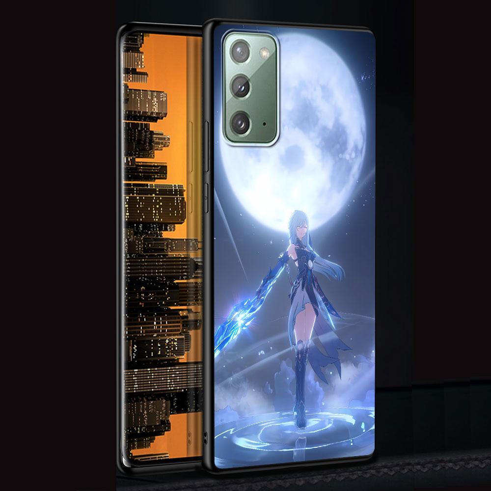 Чехол Jing Liu Honkai Star Rail для Samsung Galaxy Note 10 Plus 20 Ultra 9 8, чехол из ТПУ для телефона, черный мягкий корпус, Funda Capa