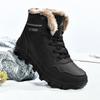 Winter Outdoor Waterproof Men Boots Russian Style Ankle Boots for Men Snow Boots Plus Size 39- 48