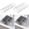 Над раковиной сушилка для посуды над раковиной пробковая подставка многоцелевая нержавеющая сталь сливная полка для раковины дуршлаг для мойки, для столешницы